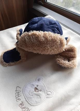 Шапка-ушанка для мальчика