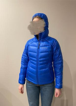 Куртка columbia синяя с капюшоном3 фото