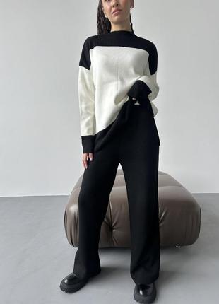Костюм&nbsp; свитер и брюки палаццо фабричный китай 🇨🇳2 фото