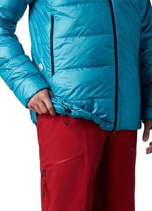 Пуховик mountain hardwear phantom parka (размер xxlarge, цвет traverse)6 фото