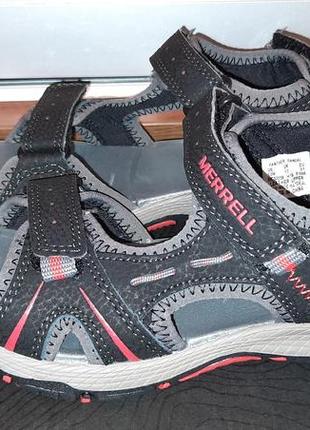 Босоножки merrell размер us13, наш 31 стелька 20см. кожа
