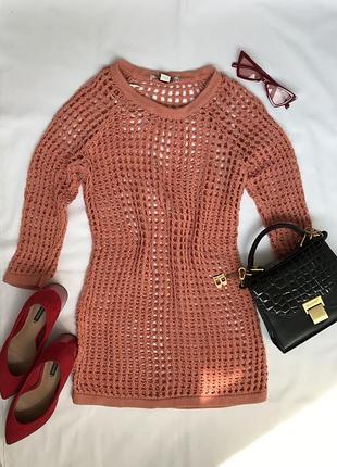 Стильный топ в сетку кроше 2