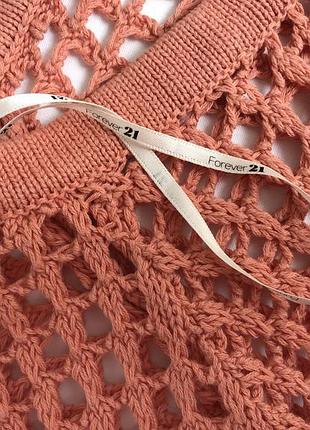 Стильный топ в сетку кроше 3