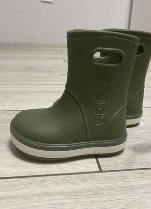 Чоботи гумові crocs.