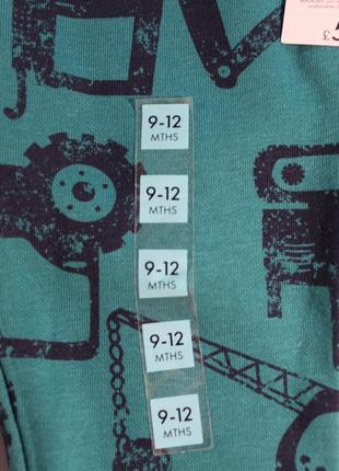 Комплект з 2 утеплених штанів, 9-12м, matalan, знижка8 фото