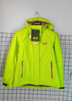 Куртка jack wolfskin cromwell j lime green w