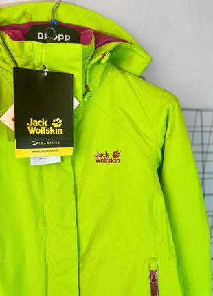 Куртка jack wolfskin cromwell j lime green w3 фото