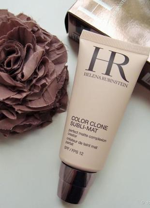 Матуючий тональний крем helena rubinstein color clone subli-mat perfect matte complexion creator spf