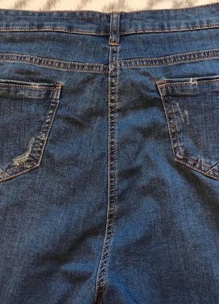 Стильні стрейтчиві джинси з потертостями matalan9 фото
