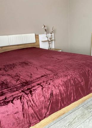 Брендовый флисовый плед высокого качества