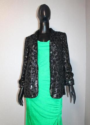 Вечерний пиджак в паетках marks & spencer