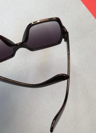 Новые солнцезащитные очки черные большие от морщин7 фото