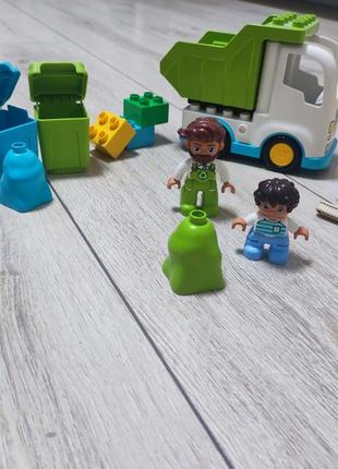 Мусоровоз lego duplo2 фото