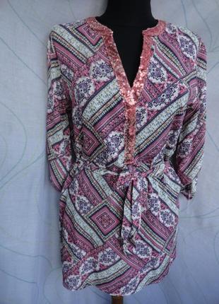 Легка блузка - туничка в стилі бохо