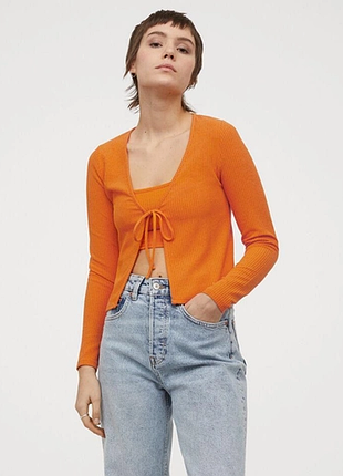 Яскрава кофта/накидка/кардиган на зав'язках