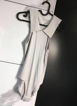 Серое боди asos