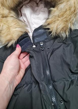Пуховик zara, зимова куртка zara, зимове пальто zara4 фото