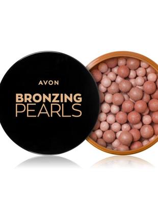 Бронзер у кульках avon bronzing pearls відтінок cool холодний