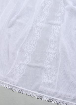 Полупрозрачный пеньюар obsessive heavenlly peignoir, xl/2xl (white)7 фото