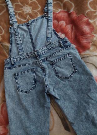 Джинсы с шлейками подойдет для беременных jeans3 фото