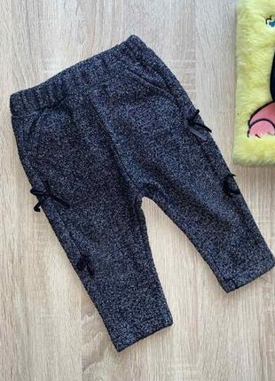Класнючі штанішки на 9-12 міс для дівчинки zara