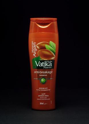 Шампунь vatika argan от dabur - мягкое увлажнение с маслом арганы, 200 мл