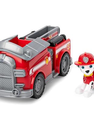 Щенячий патруль маршал с пожарной машиной paw patrol marshall s fire engine vhicle