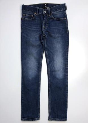 Зауженные джинсы на худенького мальчика (8-9л)1 фото