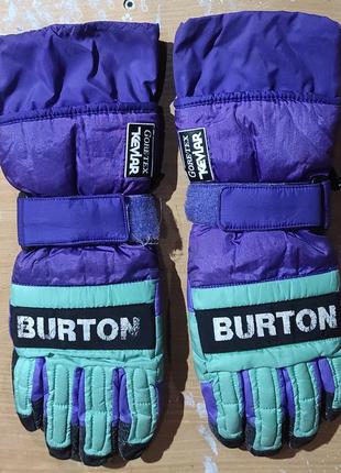 Vintage перчатки burton, kevlar, gore-tex