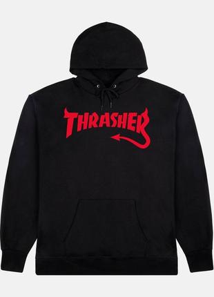 Худи черный loys thrasher diablo black