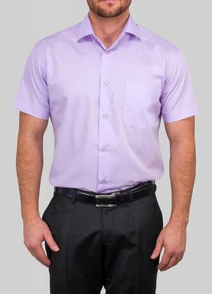 Новая нежно-сиреневая рубашка premier , р.54