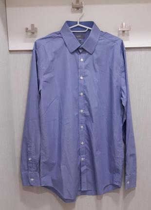 Рубашка мужская классическая длинный рукав р46- 48