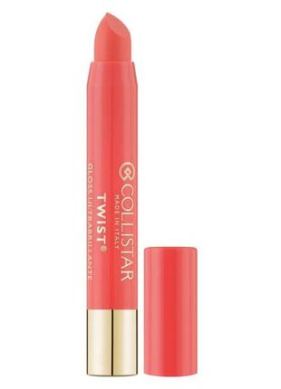 Зволожуючий блиск collistar twist gloss ultrabrillante 206 arancio з гіалуронової кислотою