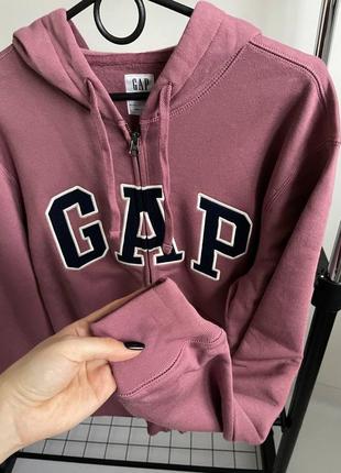 Новая кофта зепка gap оригинал худи бордовая кофта на замке гап s, m, l, xl3 фото