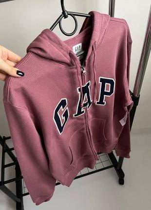 Новая кофта зепка gap оригинал худи бордовая кофта на замке гап s, m, l, xl2 фото