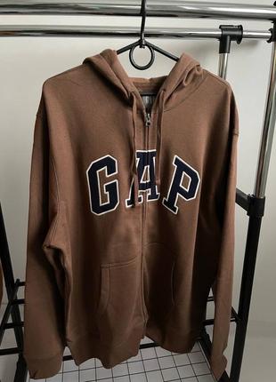 Новая кофта зепка gap оригинал худи бордовая кофта на замке гап s, m, l, xl6 фото