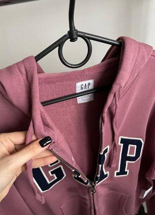 Новая кофта зепка gap оригинал худи бордовая кофта на замке гап s, m, l, xl4 фото