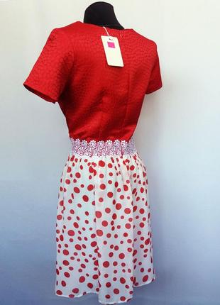 Суперціна. красиве літнє плаття, червоно-біле. нове, р. 42-464 фото