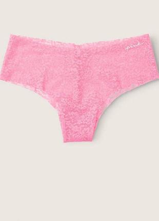 Дуже зручні мереживні трусики бразиліани pink від victoria's secret оригінал7 фото