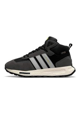 Новинка❄️зимние мужские кроссовки adidas originals retropy e5 sand black fur❄️  (зима)   адидасмодни и тепли