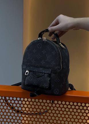 Женский рюкзак louis vuitton palm springs backpack mini dark blue люкс качество