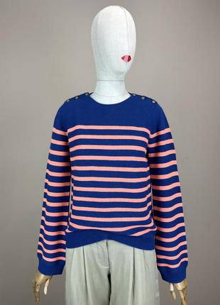 Wyse london свитер кофта кашемир cashmere полоскатый полосатый морской стиль тельняшка4 фото