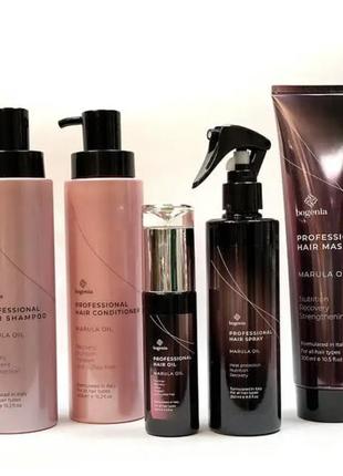Набір для догляду за волоссям із маруловою олією bogenia professional hair marula oil1 фото