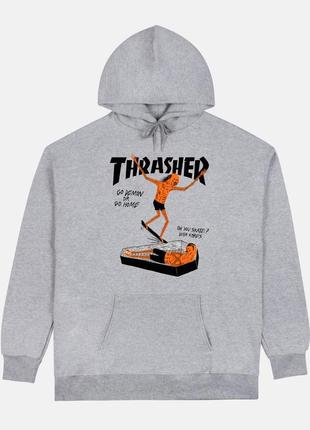 Худі сірий loys thrasher coffin-lightsteel xs