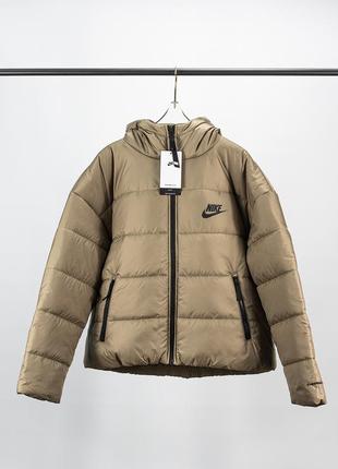 Курточка зимняя nike repel olive original3 фото