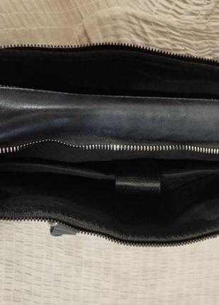 Новая большая кожаная брендовая люксовая премиум сумка шопер под ноутбук дорожная сумка johnny paris4 фото