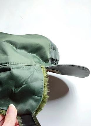 Wynnster шапка зеленая ушанка ушанка с козырьком тактическая теплая двойная мужская взрослая, мужская, взрослая2 фото