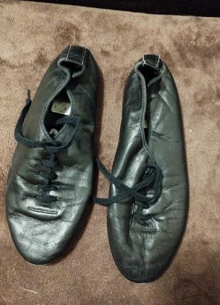 Туфли для танцев кожаные