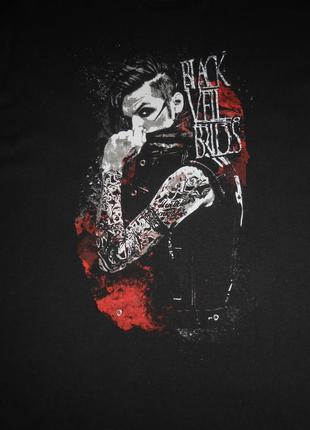 Футболка black veil brides/bandmerch/рок мерч2 фото