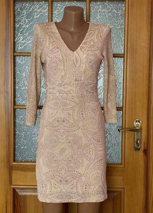 Вечірня сукня river island вечернее платье блискуча облягаюча сукня на новий рік...